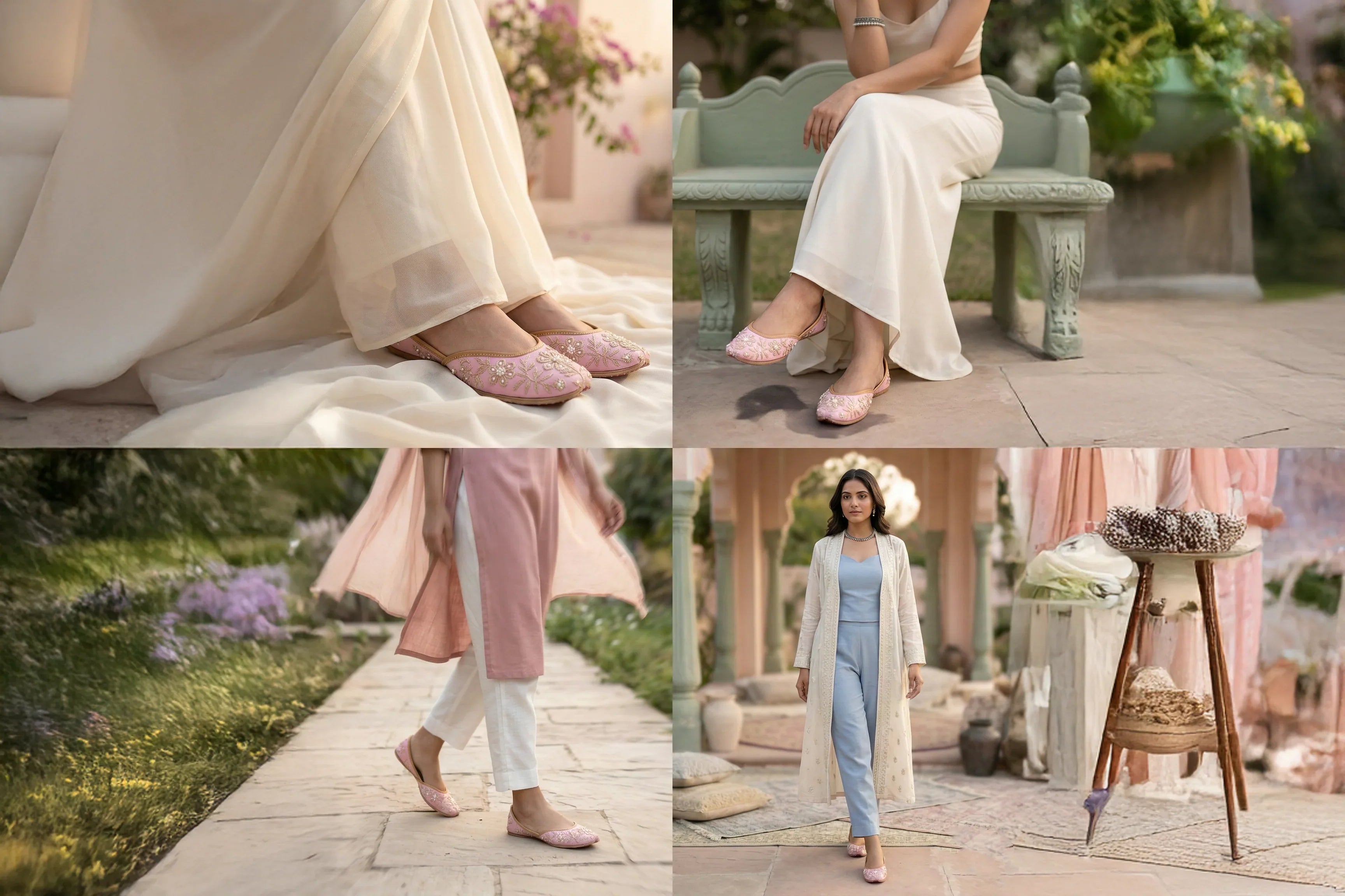 Blush Pink Juttis
