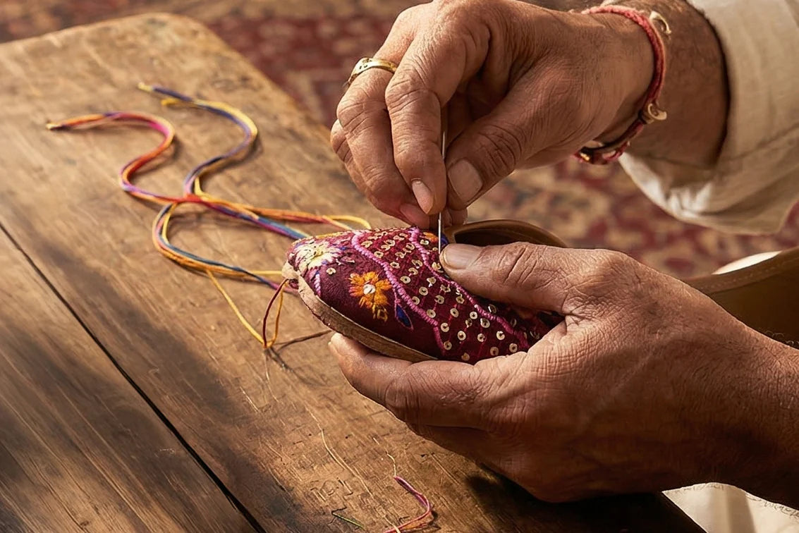 Why Handcrafted Juttis Are Better Than Machine-Made Footwear?