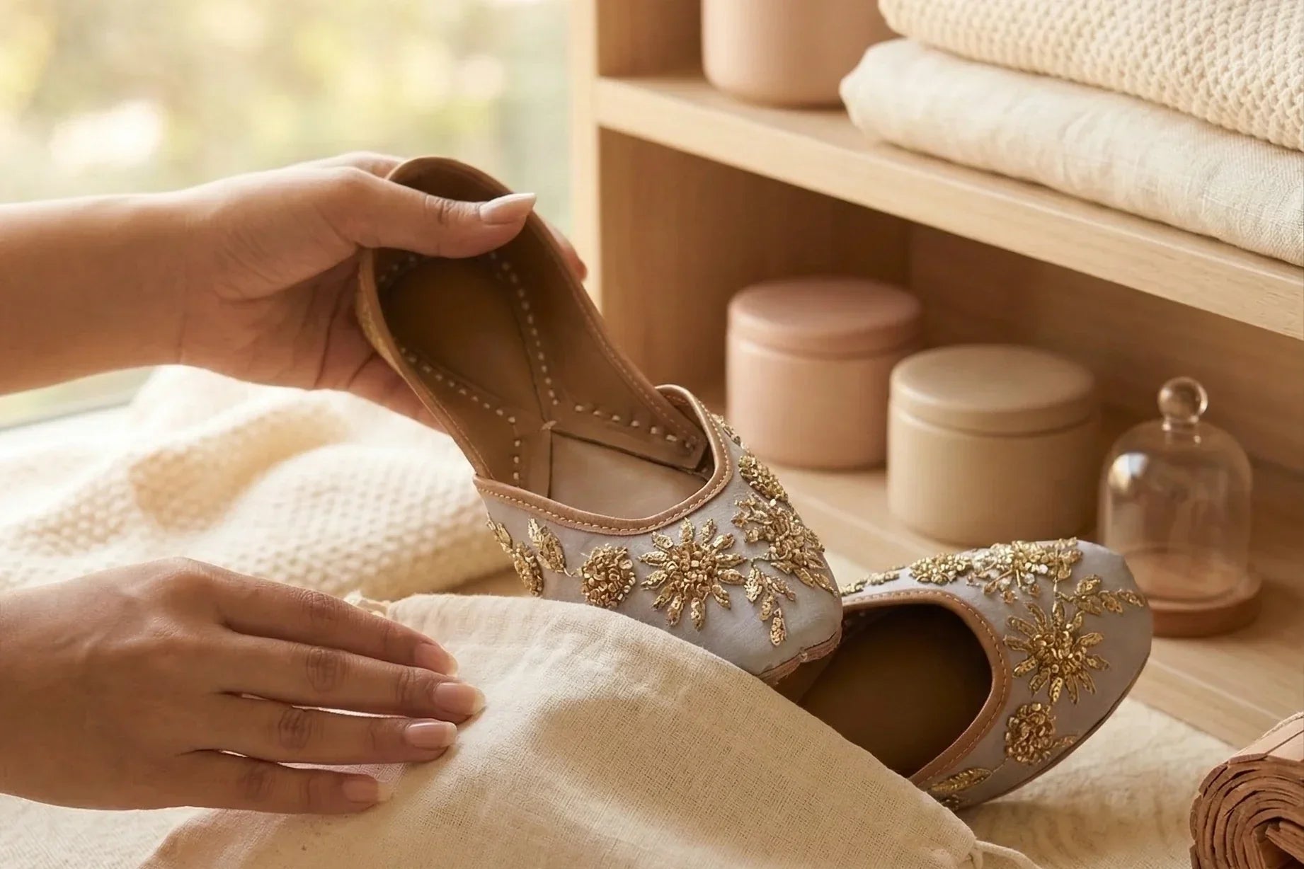 Tips to Maintain and Store Your Juttis Properly