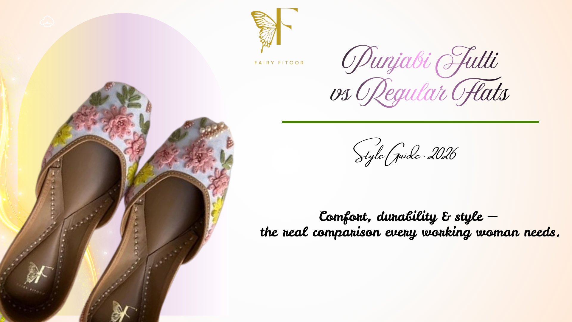 Punjabi Jutti vs Regular Flats: Which is Better for Daily Office Wear?